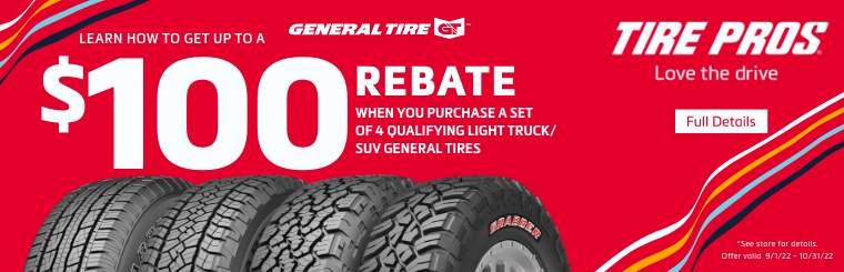 General Tire Coupon | Marc Yount's Tire Pros