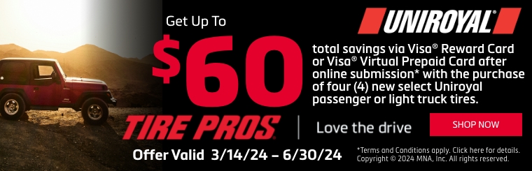 Uniroyal Spring Rebate | Marc Yount's Tire Pros